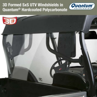 National Cycle Full 3D Rear Windshield for UTVs