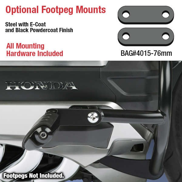 Optional Footpeg Mounting Brackets for Comfort Bars