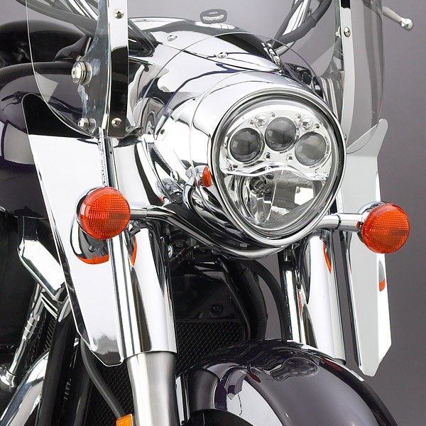 National Cycle Lower Deflectors Chrome for Honda Shadow KAW 