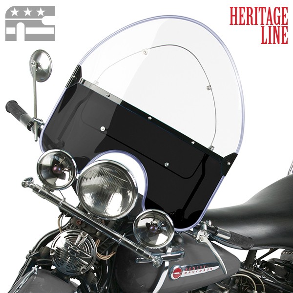 Vintage hot sale motorcycle windshield