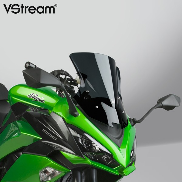 Black Motorcycle Windshield For Kawasaki Ninja 1000 / Z1000SX (2011-2016)