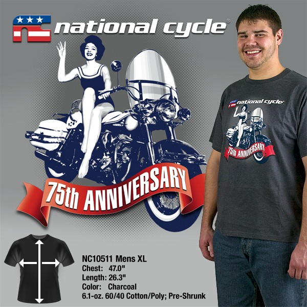 75th Anniversary T-Shirt; Mens XL