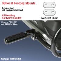 Optional Footpeg Mounting Brackets for Comfort Bars