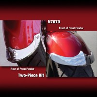 Cast Front Fender Tips; 2-Piece Set for Triumph® Rocket III