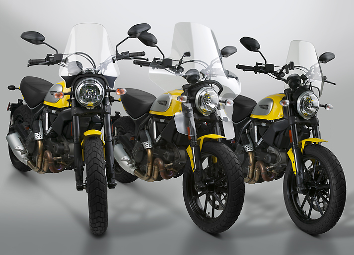 Windshield Applications for the New Ducati® Scrambler