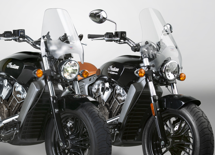 New Street Shield™/Deflector Screen™ for the Indian® Scout!