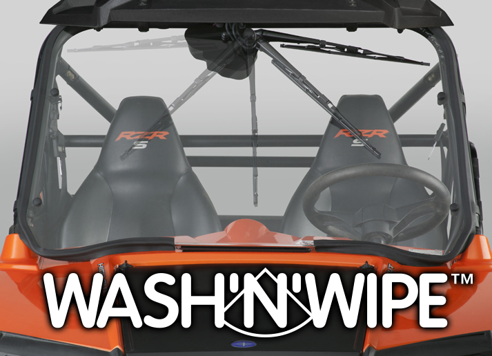 National Cycle Wash'n'Wipe™ Windshields for Popular SxS UTVs