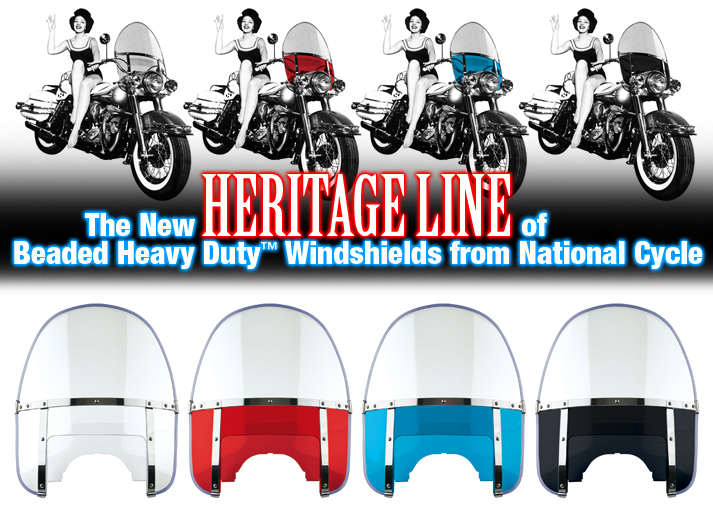 Red and Blue Beaded Heavy Duty™ Windshields Return!