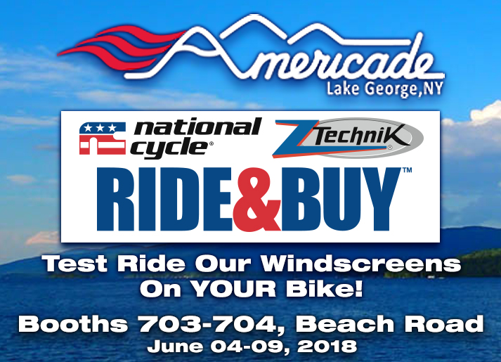 Visit National Cycle/ZTechnik at Americade 2018!