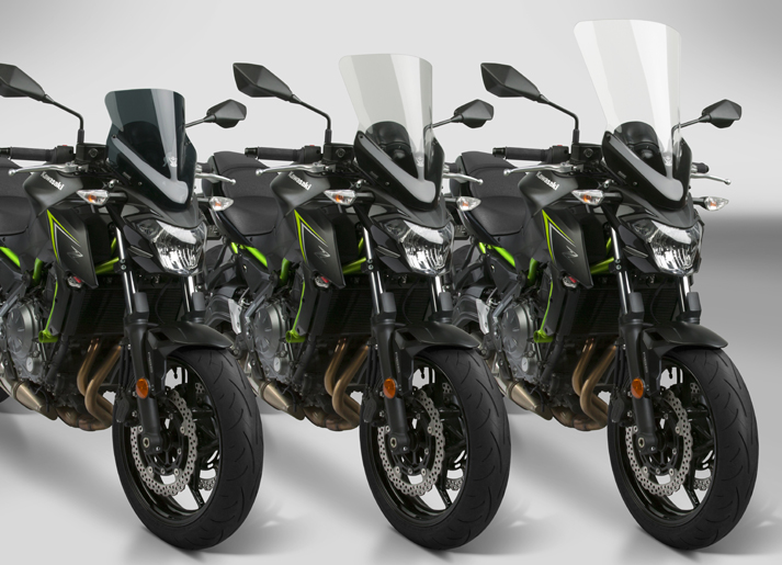 New VStream+® Windscreens for the 2017-19 Kawasaki® Z650