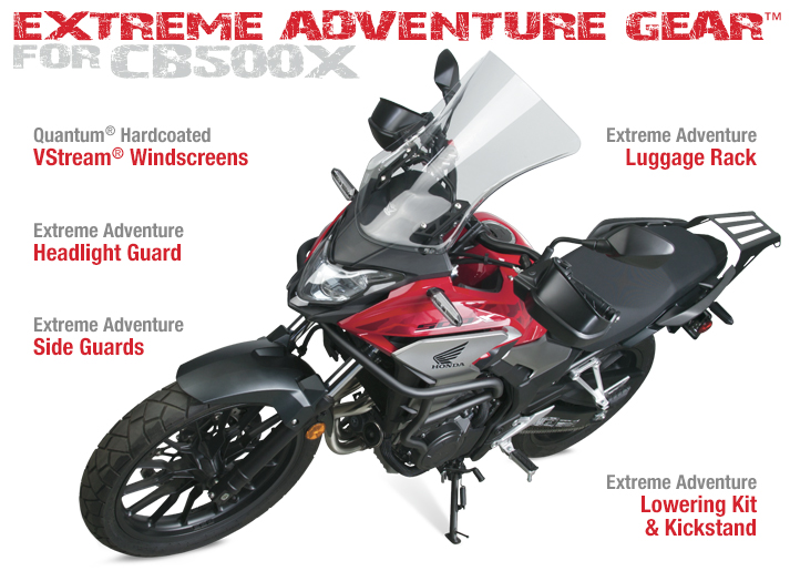 Extreme Adventure Gear™ for the Honda CB500X