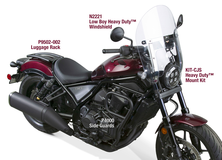 New National Cycle Accessories for the 2021-23 Honda® CMX1100 Rebel