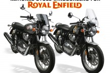 Windshields for the New Royal Enfield 650 Twins
