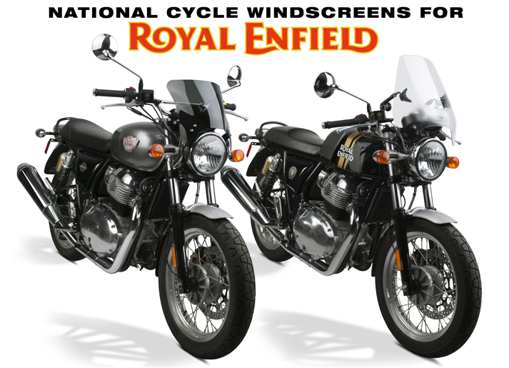 Windshields for the New Royal Enfield 650 Twins