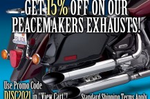 15% Off On Peacemakers® Exhaust Systems!