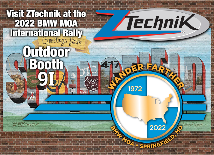 Visit ZTechnik at the 2022 BMWMOA International Rally!